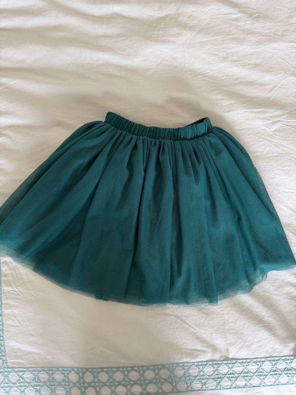 Primary Brand Teal Tulle Skirt - kids size 8/9